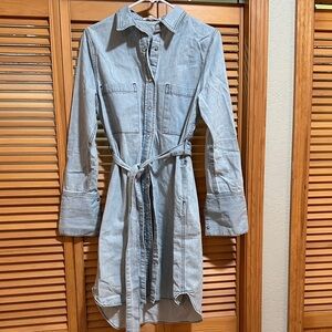 Legoe Heritage Light Blue Shirt dress- NWOT